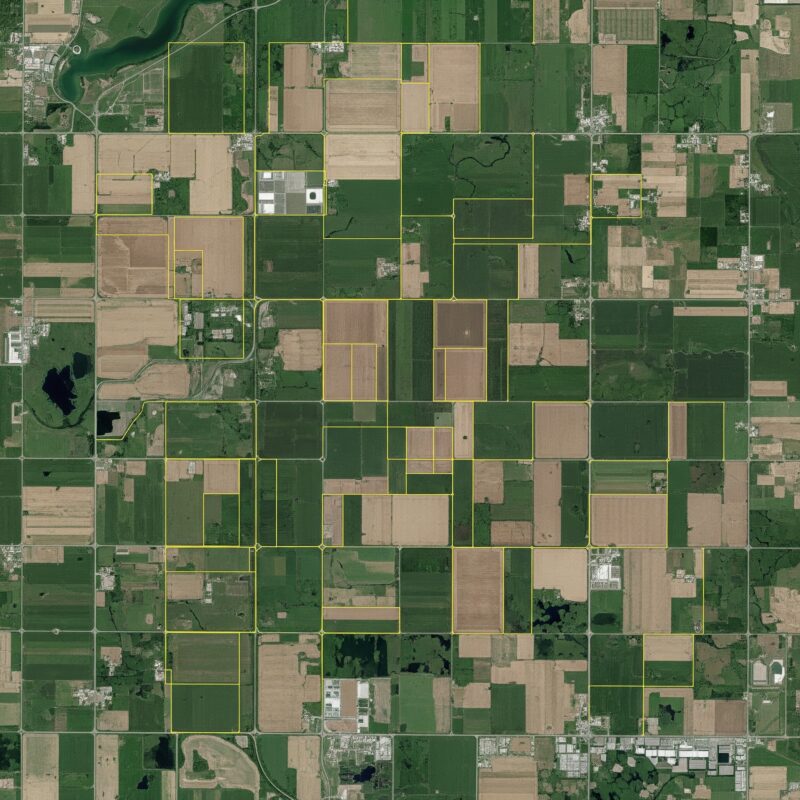 satellite agricultural fields
